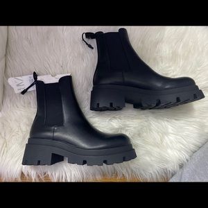 Zara Lug sole ankle boots